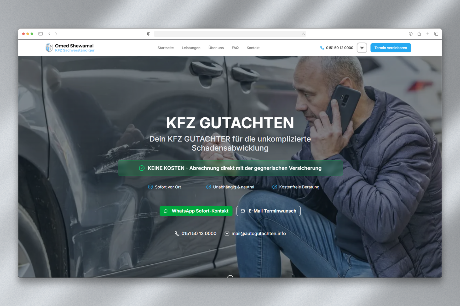 OMED KFZ – Portfolio Referenz